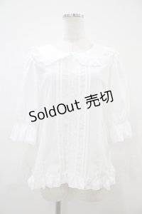 heavenlygarden / サマーブラウス Free オフ H-25-10-16-053-0-BL-NS-ZH