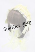 metamorphose / マーガレットギンガムクリップ付きヘッドドレス  イエロー H-25-10-16-007-ME-AC-NS-ZH