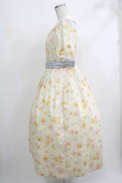 画像2: Melody BasKet / Blooming poppyフロントボタンワンピース M イエロー H-25-10-16-1004-LO-OP-KB-ZH
