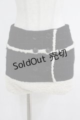 alice auaa / ファーラインミニスカート 3（約9号） 黒 H-25-10-16-1033-AA-SK-KB-ZH