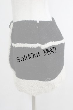 画像2: alice auaa / ファーラインミニスカート 3（約9号） 黒 H-25-10-16-1033-AA-SK-KB-ZH