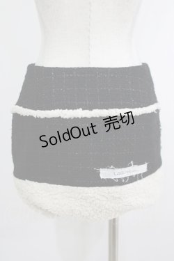 画像3: alice auaa / ファーラインミニスカート 3（約9号） 黒 H-25-10-16-1033-AA-SK-KB-ZH