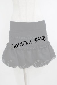 alice auaa / 裾チュールバルーンスカート 3（約9号） 黒 H-25-10-16-1034-AA-SK-KB-ZH