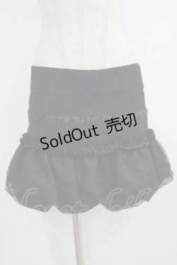 画像1: alice auaa / 裾チュールバルーンスカート 3（約9号） 黒 H-25-10-16-1034-AA-SK-KB-ZH