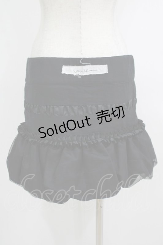 画像3: alice auaa / 裾チュールバルーンスカート 3（約9号） 黒 H-25-10-16-1034-AA-SK-KB-ZH (3)