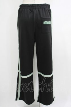 画像3: NieR Clothing / カラーラインジャージパンツ  黒 H-25-10-16-1038-PU-PA-KB-ZH