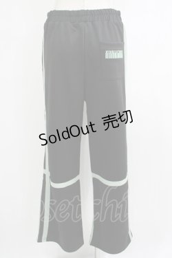 画像3: NieR Clothing / カラーラインジャージパンツ  黒 H-25-10-16-1038-PU-PA-KB-ZH