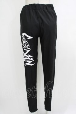 画像3: NieR Clothing / ZIPラインギャザーパンツ  黒 H-25-10-16-1039-PU-PA-KB-ZH
