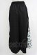 画像3: NieR Clothing / 2WAY SIDE ZIP WIDE PANTS  黒×白 H-25-10-16-1041-PU-PA-KB-ZH (3)