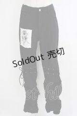 NieR Clothing / ギャザーパンツ  黒 H-25-10-16-1042-PU-PA-KB-ZH