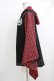 画像2: NieR Clothing / 着物風袖フードシャツ  黒×赤 H-25-10-16-1046-PU-BL-KB-ZH (2)
