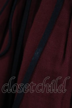 画像5: ATELIER PIERROT / Midnight Reverie gauzeジャンパースカート F ワイン H-25-10-16-1005-EL-OP-KB-ZH