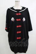 ACDC RAG / チャイナパンダワンピース  黒×赤 H-25-10-16-1054-PU-OP-KB-ZH