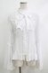 画像1: ATELIER PIERROT / Stand Collar Princess Sleeve Blouse  白 H-25-10-16-1057-EL-BL-KB-ZH (1)