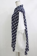 画像2: 【SALE】MILKBOY / STAR SHIRTS  ネイビー H-25-10-16-1058-MB-BL-NS-ZT138 (2)