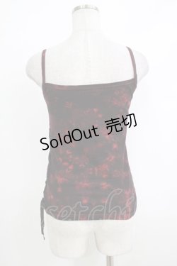 画像3: 【SALE】ALGONQUINS / 蝶プリントキャミソール  赤 H-25-10-16-1067-AL-TO-KB-ZT023