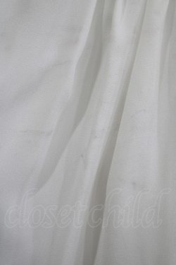 画像4: ATELIER PIERROT / Three-Tiered Ruffle Chiffon Skirt  ホワイト H-25-10-16-1007-EL-SK-KB-ZH