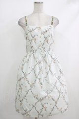 MILK / Springラビットドレス  ミントグリーン×ブラウンラビット H-25-10-16-1002-ML-OP-KB-ZH