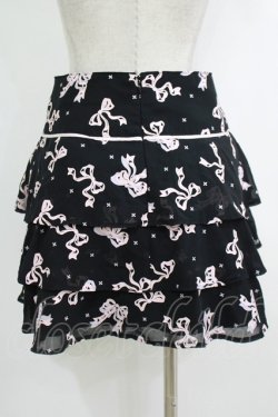 画像3: MILK / シルエットRibbonスカート  ブラック H-25-10-16-1021-ML-SK-KB-ZH