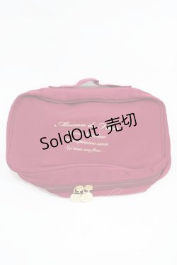 画像1: Maison de FLEUR / マルチポーチ  ピンク H-25-10-16-023-LO-ZA-NS-ZH