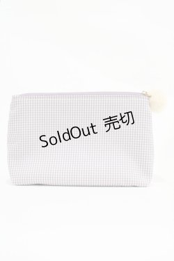 画像2: Maison de FLEUR / 《Easter》ラビット刺繍ポーチ  ピンク H-25-10-16-024-LO-ZA-NS-ZH