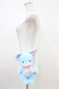 Angelic Pretty / Toyboxはにかみベアーぬいぐるみポーチ  サックス H-25-10-16-028-AP-BG-NS-ZH