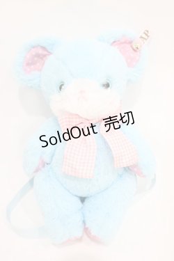 画像3: Angelic Pretty / Toyboxはにかみベアーぬいぐるみポーチ  サックス H-25-10-16-028-AP-BG-NS-ZH