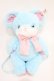 画像3: Angelic Pretty / Toyboxはにかみベアーぬいぐるみポーチ  サックス H-25-10-16-028-AP-BG-NS-ZH (3)