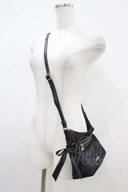 画像2: Maison de FLEUR / ショルダーバッグ  ブラック H-25-10-16-029-LO-BG-NS-ZH
