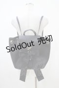 Maison de FLEUR / リボンMリュック  ブラック H-25-10-16-031-LO-BG-NS-ZH