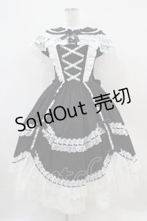 metamorphose / ケープ付きフリルジャンパースカート サイズ1 ブラック