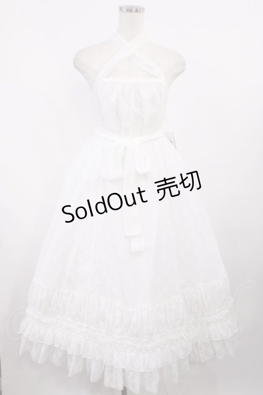 画像1: Victorian maiden / エレガントレーシーホルターネックドレス Free オフ H-25-10-17-001-CL-OP-NS-ZH (1)