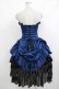 画像3: ATELIER PIERROT / Bustle Corset Dress[Rose Jacquard]  ネイビー H-25-10-17-1027-EL-OP-KB-ZH (3)