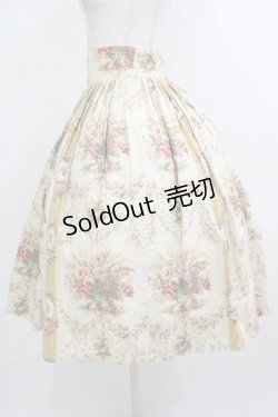 画像2: EXCENTRIQUE / Flower basketスカート  アイボリー H-25-10-17-1028-EL-SK-KB-ZH