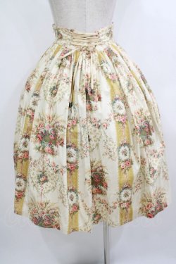 画像3: EXCENTRIQUE / Flower basketスカート  アイボリー H-25-10-17-1028-EL-SK-KB-ZH