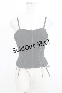 MIHO MATSUDA / ビスチェ・フィディウス M ブラック H-25-10-17-1037-GO-TO-KB-ZH