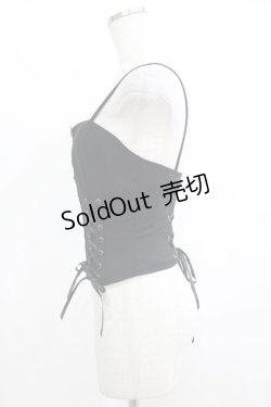 画像2: MIHO MATSUDA / ビスチェ・フィディウス M ブラック H-25-10-17-1037-GO-TO-KB-ZH