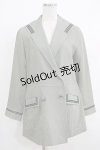 Jane Marple / コットンギャバジンのマリンコート  ミント H-25-10-17-1043-JM-CO-KB-ZH