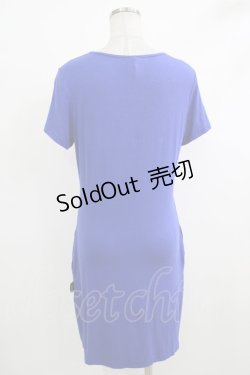 画像3: Ozz Croce / プリント刺繍カットソーワンピース  ブルー H-25-10-17-1044-OO-OP-KB-ZT159