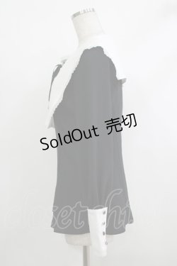 画像2: MIHO MATSUDA / ブラウス・マニエ S ブラック H-25-10-17-1047-GO-BL-KB-ZH