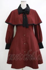 MIHO MATSUDA / ワンピース・バドナ  ボルドー H-25-10-17-1048-GO-OP-KB-ZH