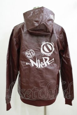 画像3: NieR Clothing / レザーZIPパーカー  茶 H-25-10-17-1049-PU-TO-KB-ZH