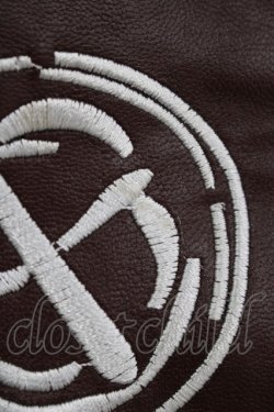 画像4: NieR Clothing / レザーZIPパーカー  茶 H-25-10-17-1049-PU-TO-KB-ZH
