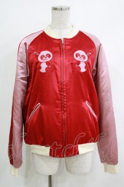 画像1: Candy Stripper / ANARCHY PEPE SOUVENIR JACKET  レッド H-25-10-17-1052-PU-JA-KB-ZH