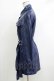 画像2: CuLLt / LEATHER JACKET ONEPIECE  ネイビー H-25-10-17-1053-PU-OP-KB-ZH (2)