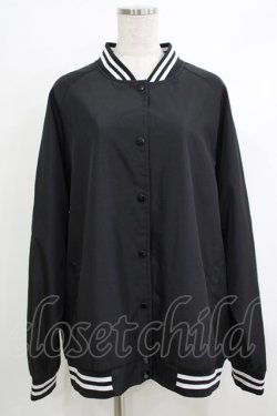 画像1: NieR Clothing / 刺繍ブルゾン F 黒 H-25-10-17-1054-PU-JA-KB-ZH
