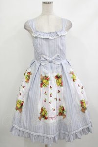 Emily Temple cute / Fruitバスケットノースリーブワンピース  グレー H-25-10-17-1006-ET-OP-KB-ZT199