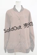 NieR CLOTHING / 内ポケット付きMILK CHOCOLATE BLOUSON 【ミケ】  茶 H-25-10-17-1055-PU-JA-KB-ZH
