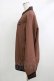 画像2: NieR Clothing / 内ポケット付きMILK CHOCOLATE BLOUSON 【ミケ】  茶 H-25-10-17-1055-PU-JA-KB-ZH (2)