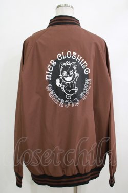 画像3: NieR Clothing / 内ポケット付きMILK CHOCOLATE BLOUSON 【ミケ】  茶 H-25-10-17-1055-PU-JA-KB-ZH